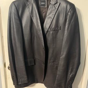 Hugo boss Leather jacket 44R